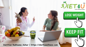 Health coaching by a weight loss coach in Gurugram - Diet4u Wellness