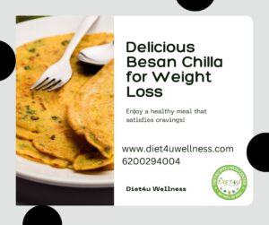 Besan Chilla for weight loss