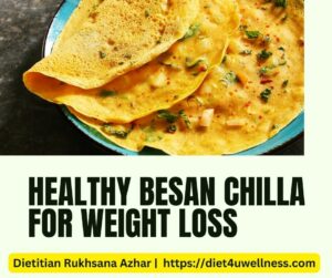 besan chilla for weight loss