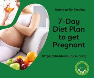 diet plan to get pregnant