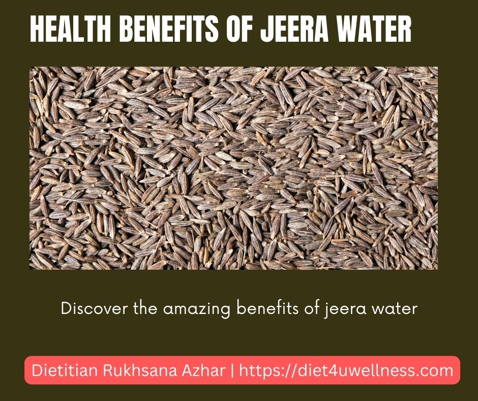 Benefits of Drinking Jeera Water