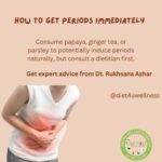 How to get periods immediately