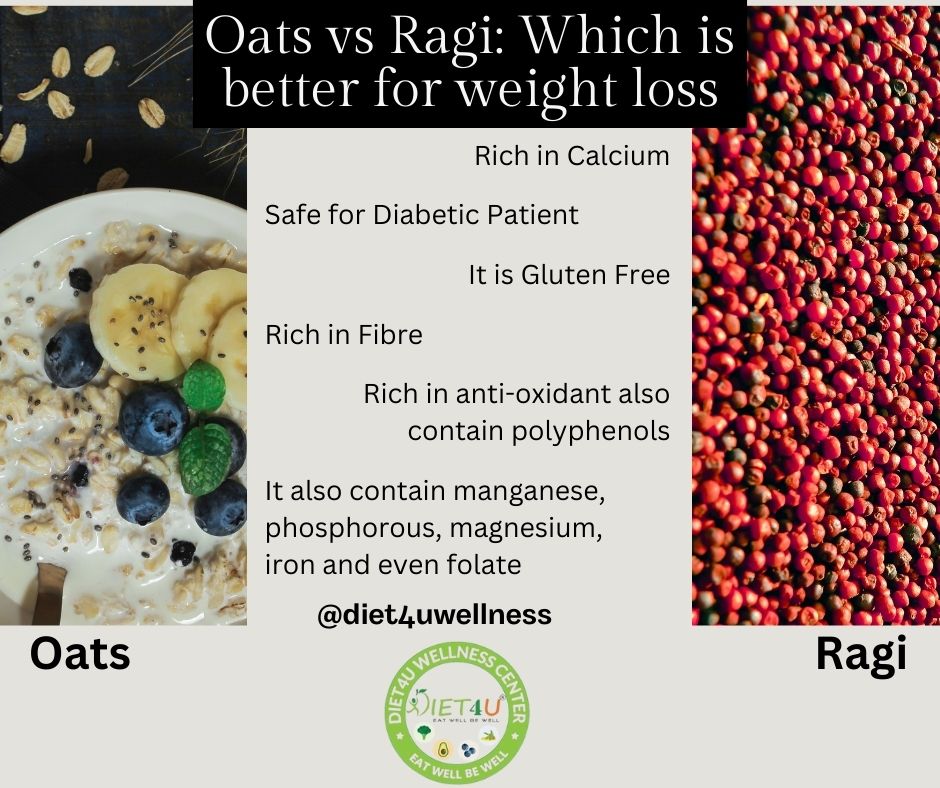 Ragi Vs Oats for weight loss