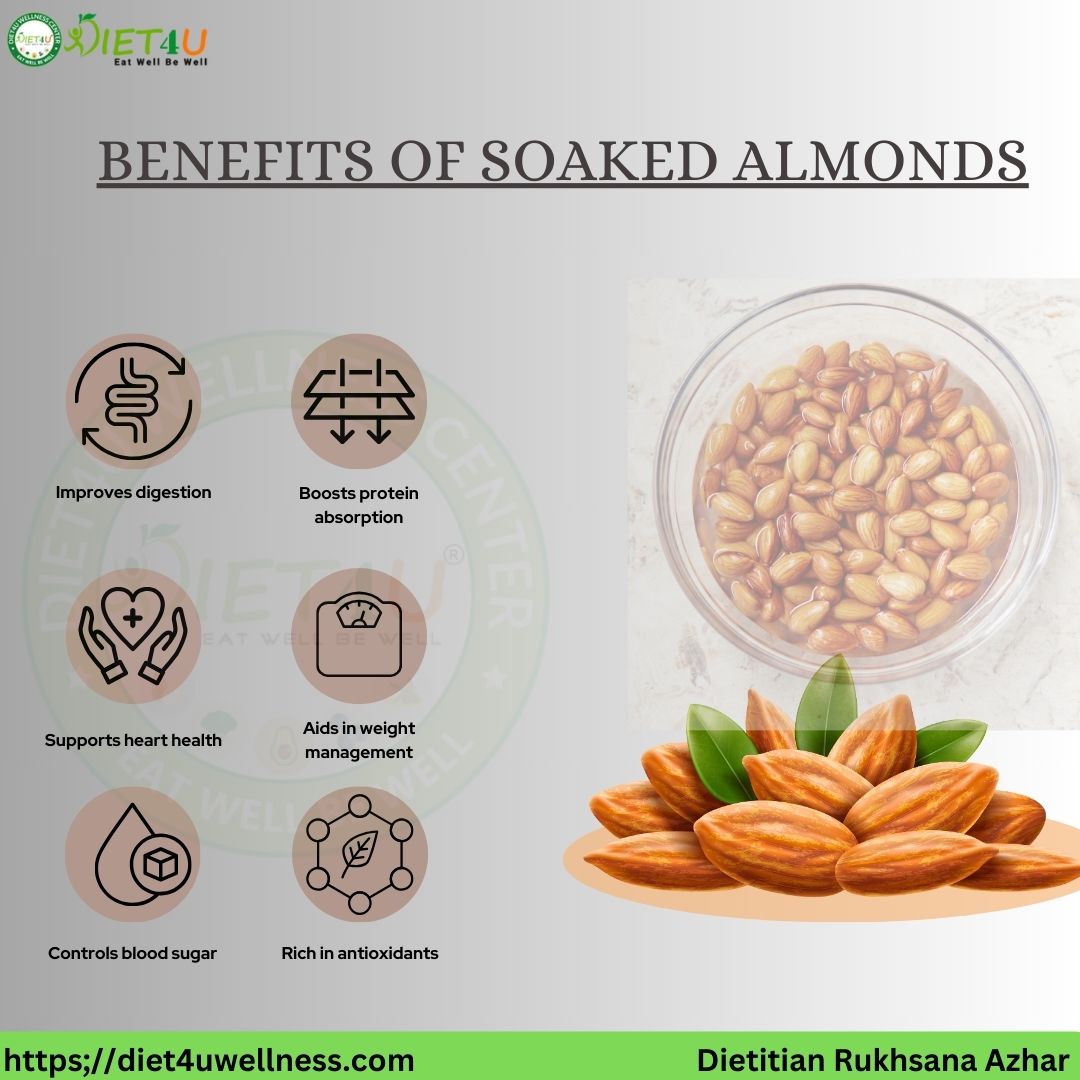 benefits of eating soaked almonds