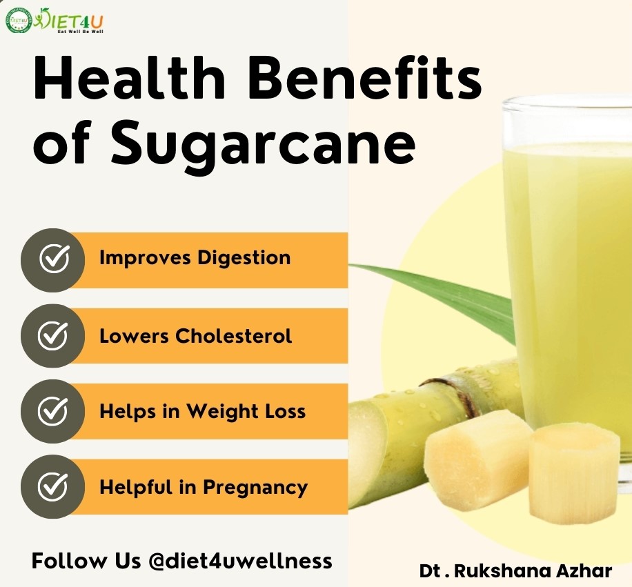 Health benefits of sugarcane