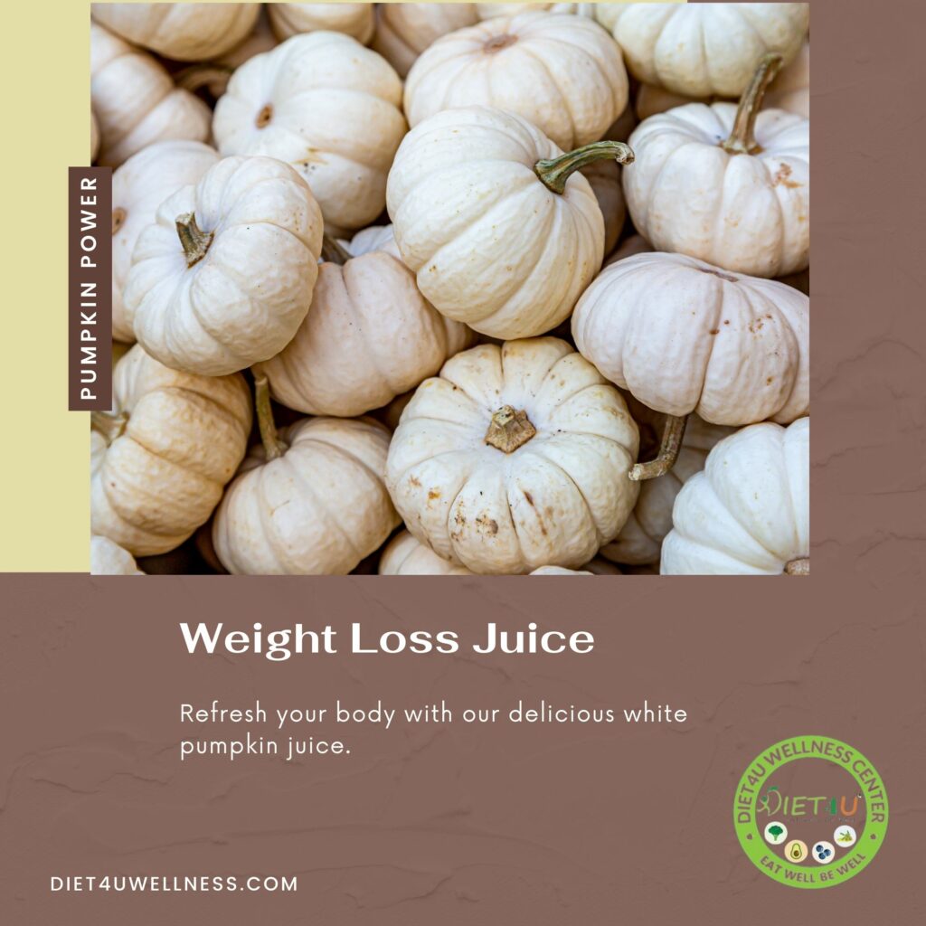 white pumpkin juice for weight loss