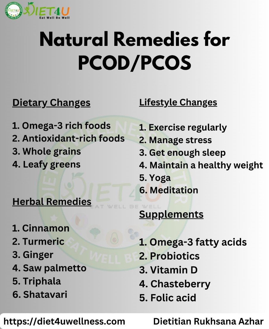 natural remedies for pcod