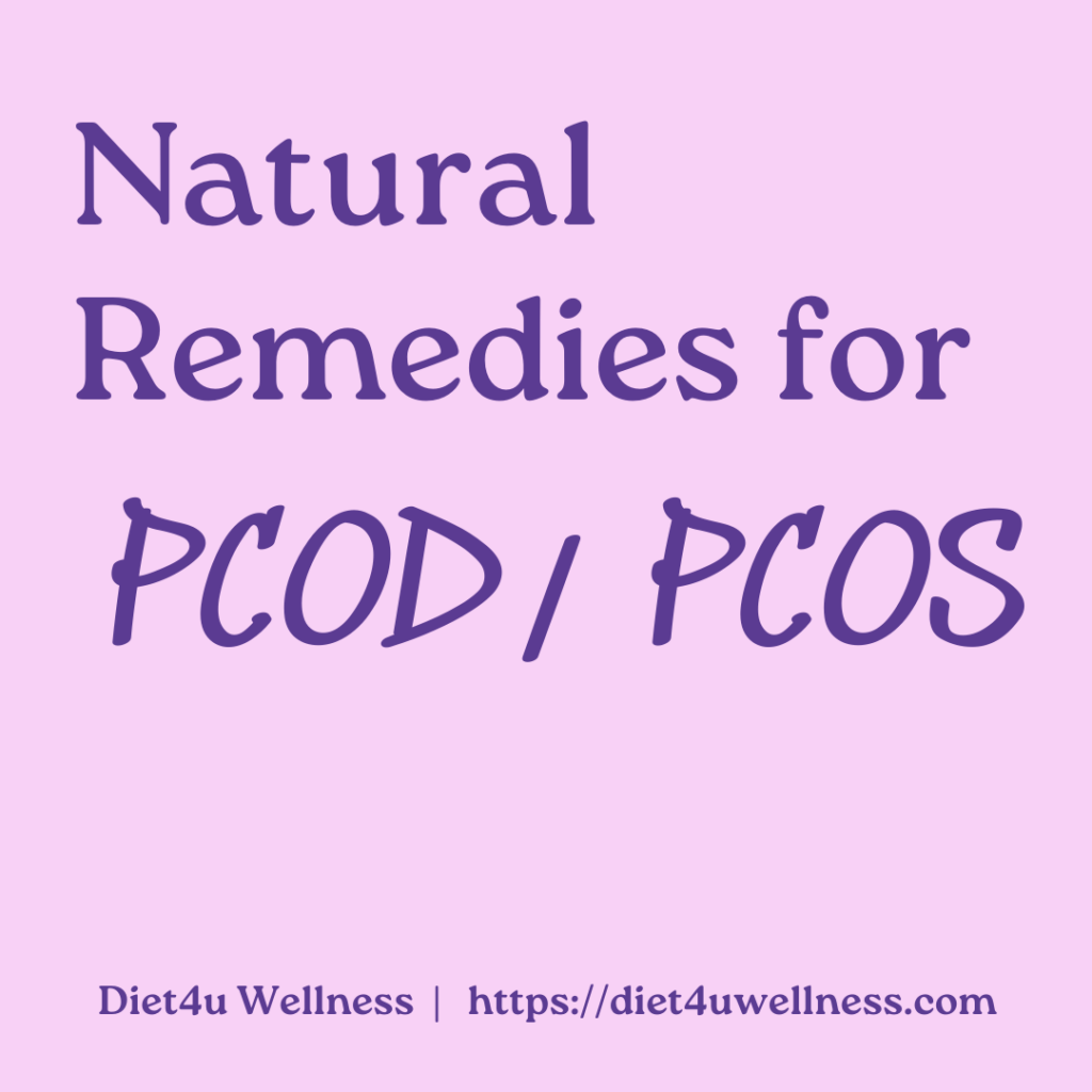 natural remedies for pcod