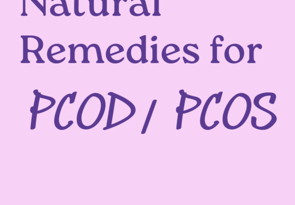 natural remedies for pcod